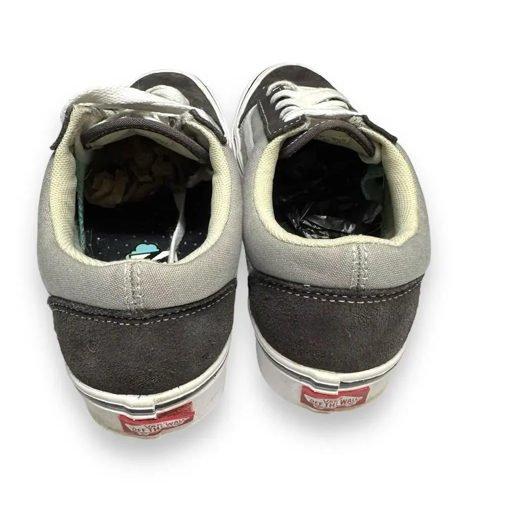 Vans Unisex Old Skool Shoes Sz 8 Womens 38.5 EU Gray Suede ComfyCush SK8‎ Tennis